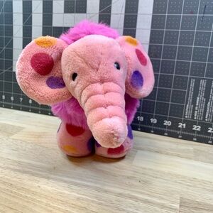 Avon Fantasimals Elsie Elephant Plush – Pink Polka Dot Vintage 1987